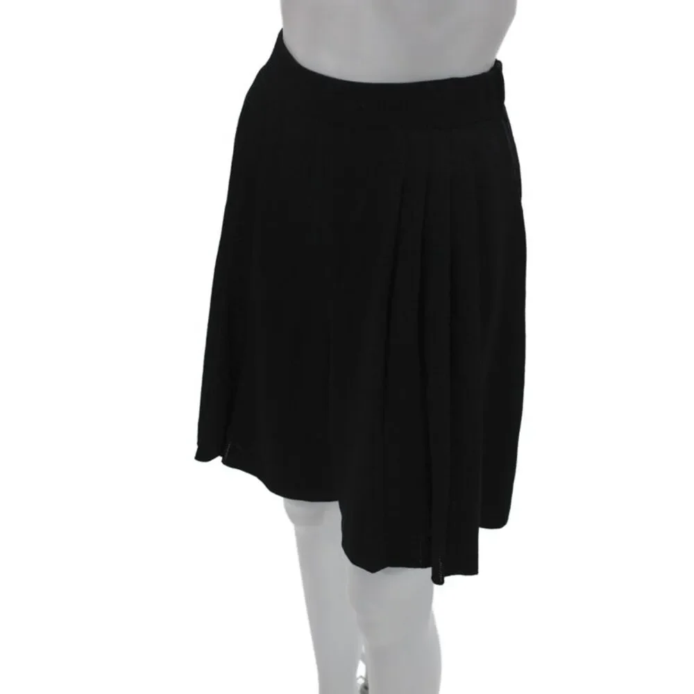 St. John Basics Unisex Black Polyester Shorts Size 12